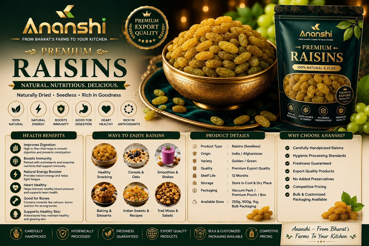Premium Raisins